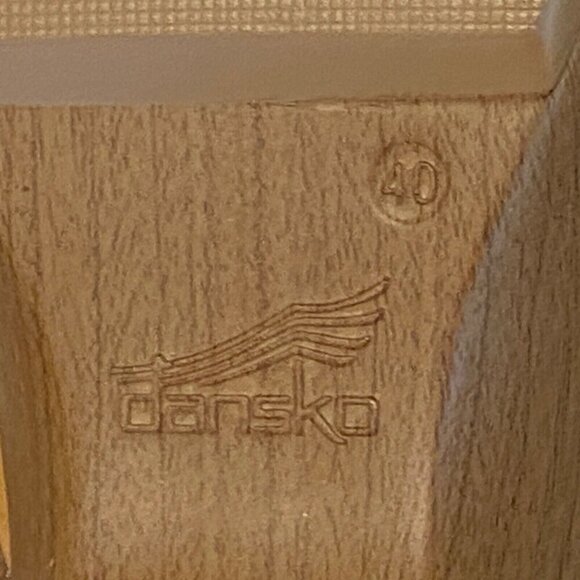 Dansko Janet Slingback Sandals Size 40 US 9  Brown Leather Strappy Lace Up - Picture 14 of 16